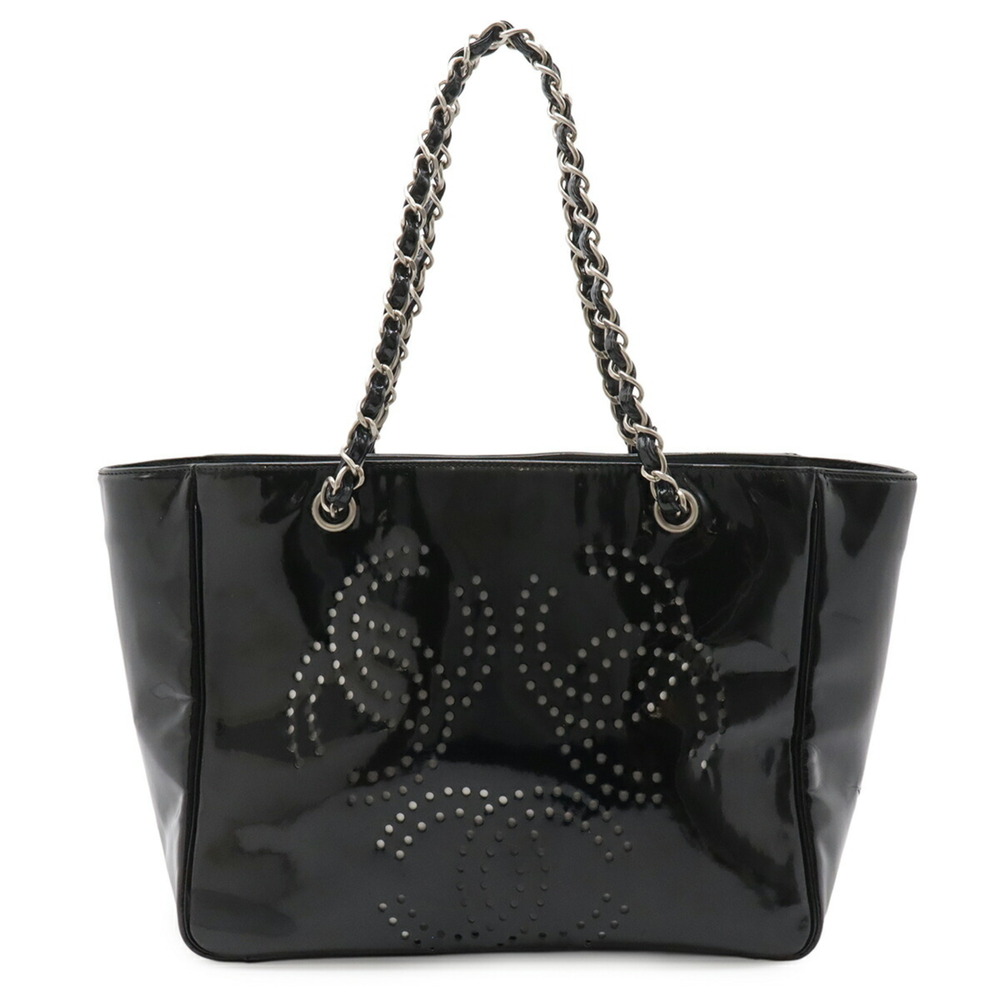 CHANEL Black Logo Shoulder Bag